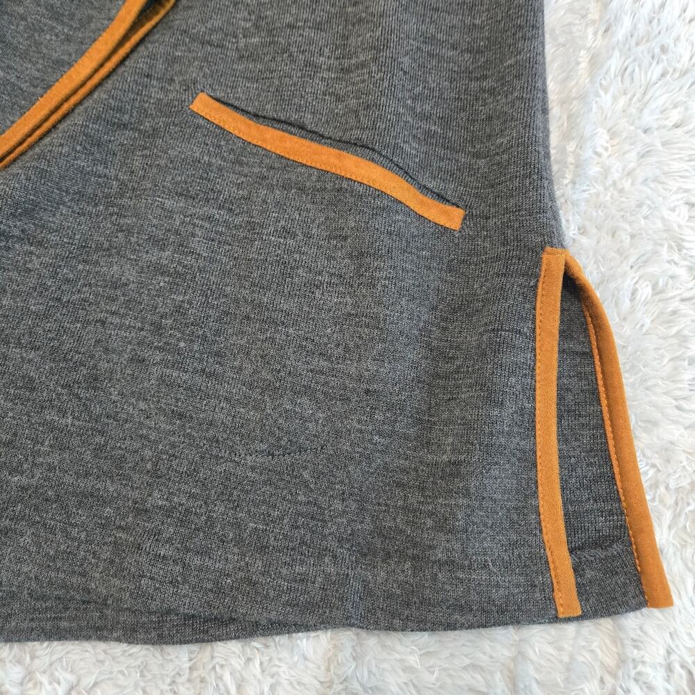 Soft Surroundings Wool‑Blend Pullover Tunic Sweater – Women’s L, Gray - Picture 7 of 15